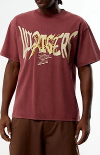 UPRISERS Burgundy Warped Dream T-Shirt