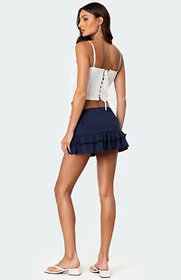 Edikted Greca Striped Poplin Corset