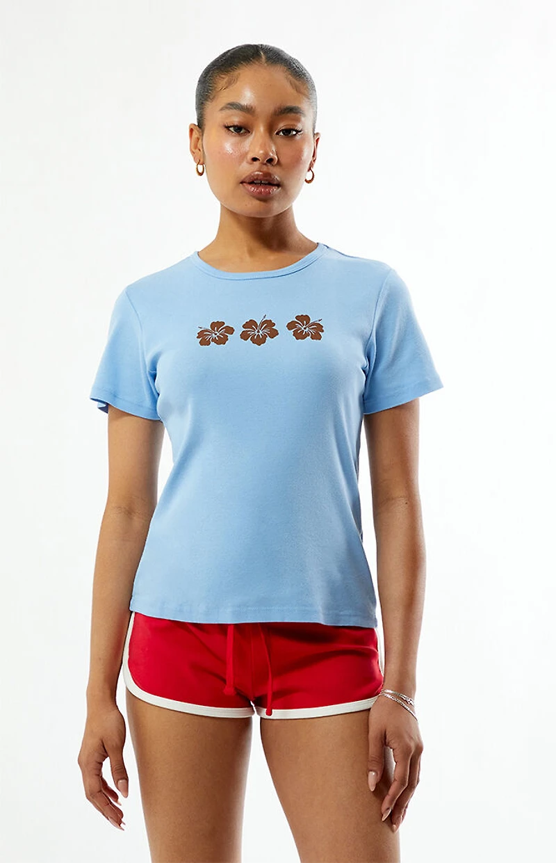 PS / LA Hibiscus Repeat Skimmer T-Shirt