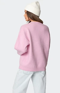 Edikted Apres Ski Oversized Sweater