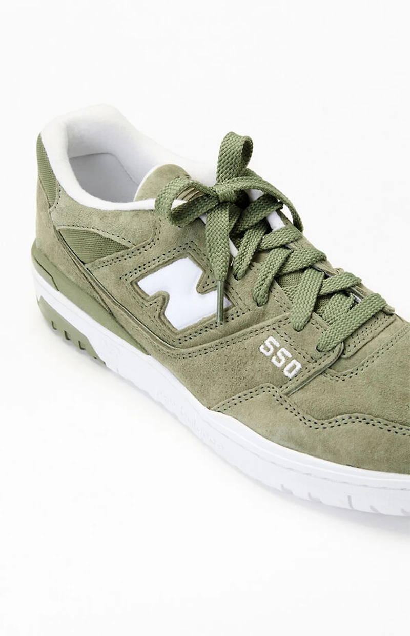 New Balance Green 550 Shoes