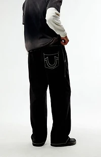 True Religion Big T Logo Baggy Sweatpants