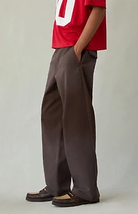 Pacsun Chino Pants Baggy Brown Pigment