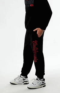 Pacsun Kids Black California Jogger Sweatpants