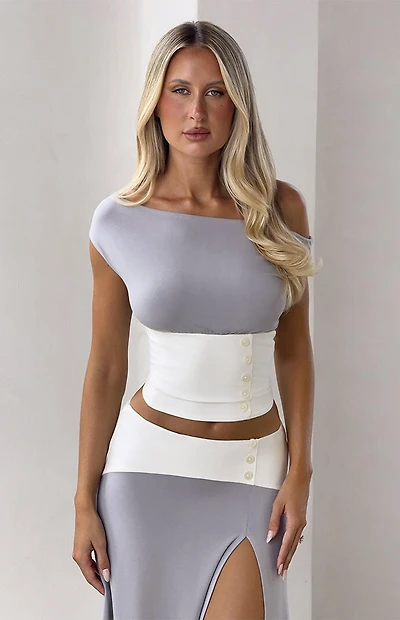 Tiger Mist Denali Off-The-Shoulder Top