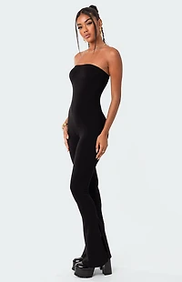 Edikted Melina Side Slits Flared Jumpsuit