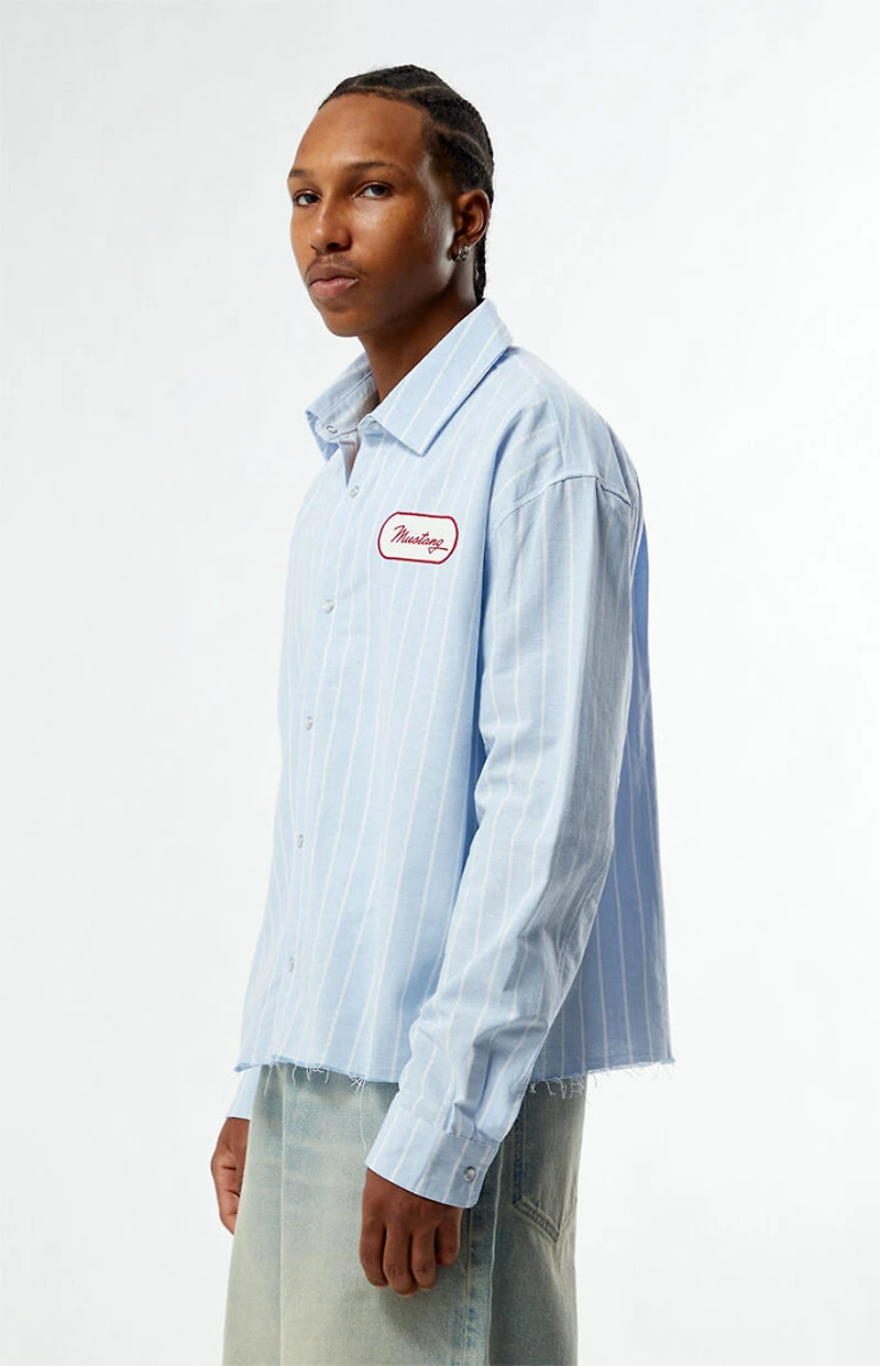 FORD Mustang Long Sleeve Button Front Shirt