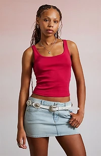 Third Charm Melrose Scoop Tank Top