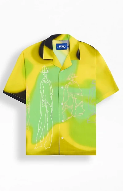 Awake NY Neon Camp Shirt