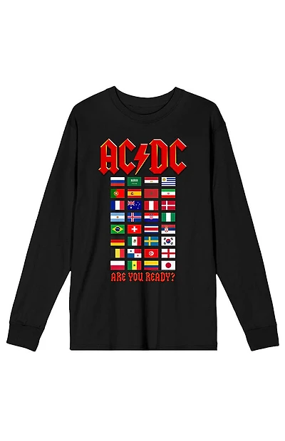 AC/DC Are You Ready World Long Sleeve T-Shirt