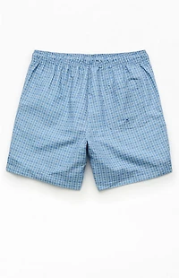 Pacsun Plaid Collegiate 6.5" Swim Trunks