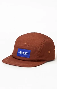 Awake NY Brown Classic Logo 5 Panel Hat