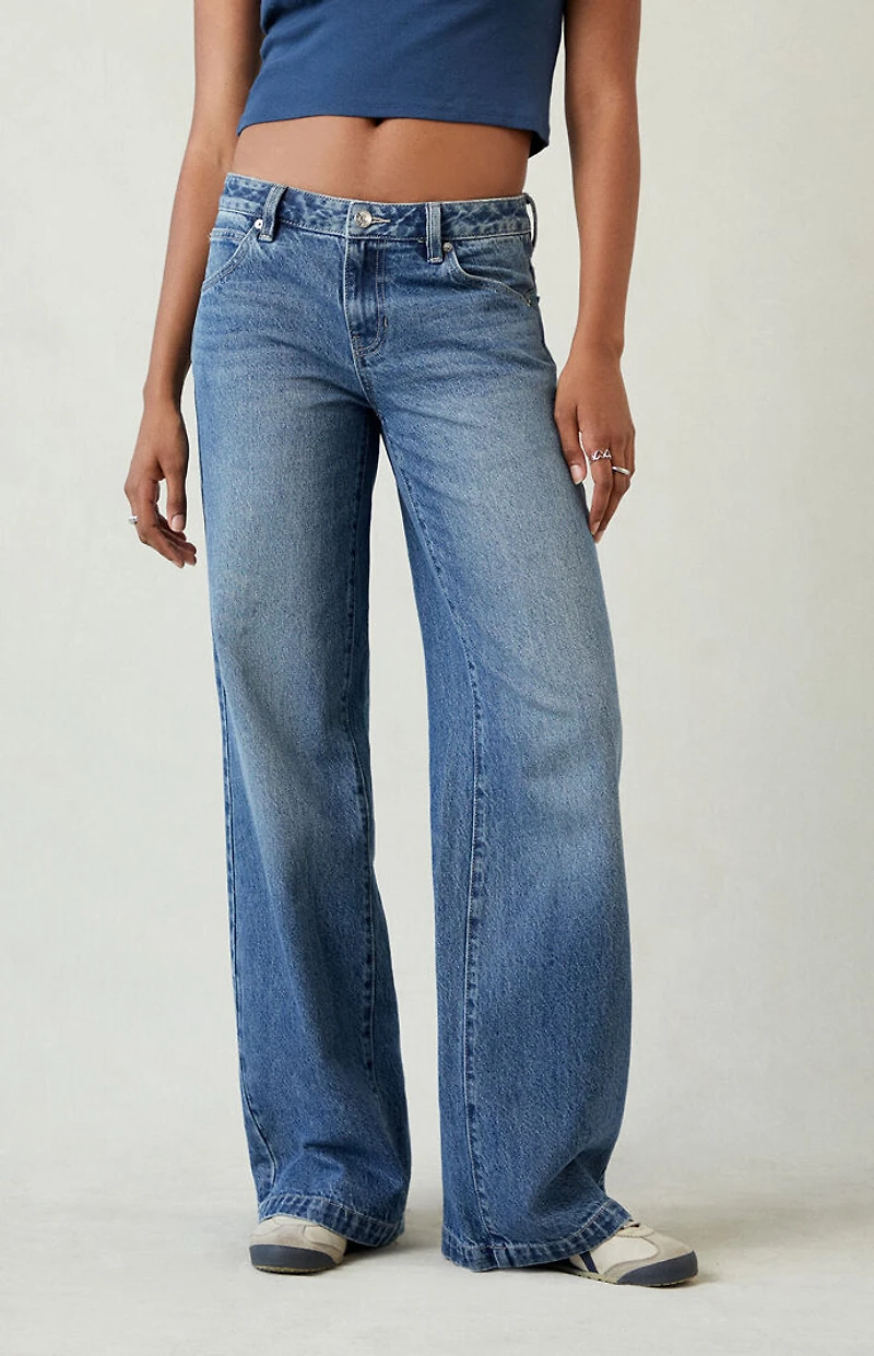 Pacsun Casey Low Rise Baggy Jeans Indigo