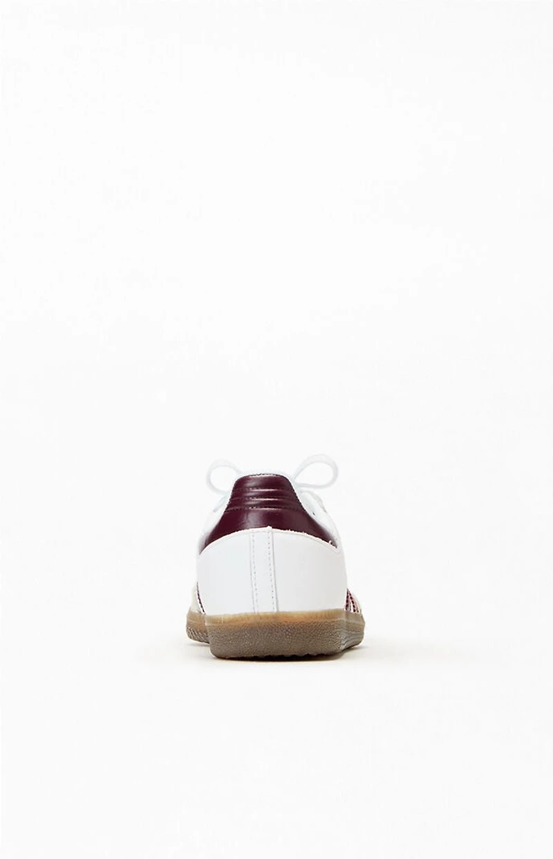 adidas Women's Maroon Samba OG Sneakers