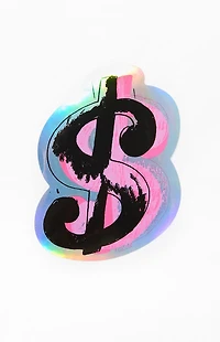 Apply Stickers Dollar Sign 1982 Sticker