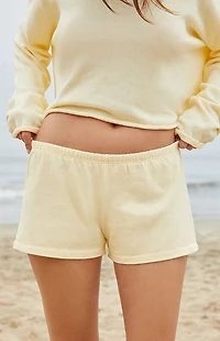 John Galt Yellow Emery Lounge Shorts