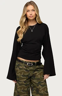 Edikted Charlisa Cinched Waist Top