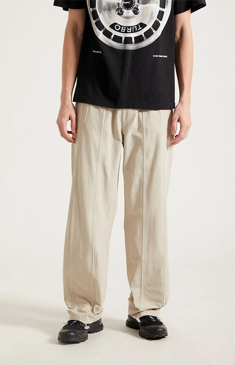 Pacsun Gray Baggy Track Pants