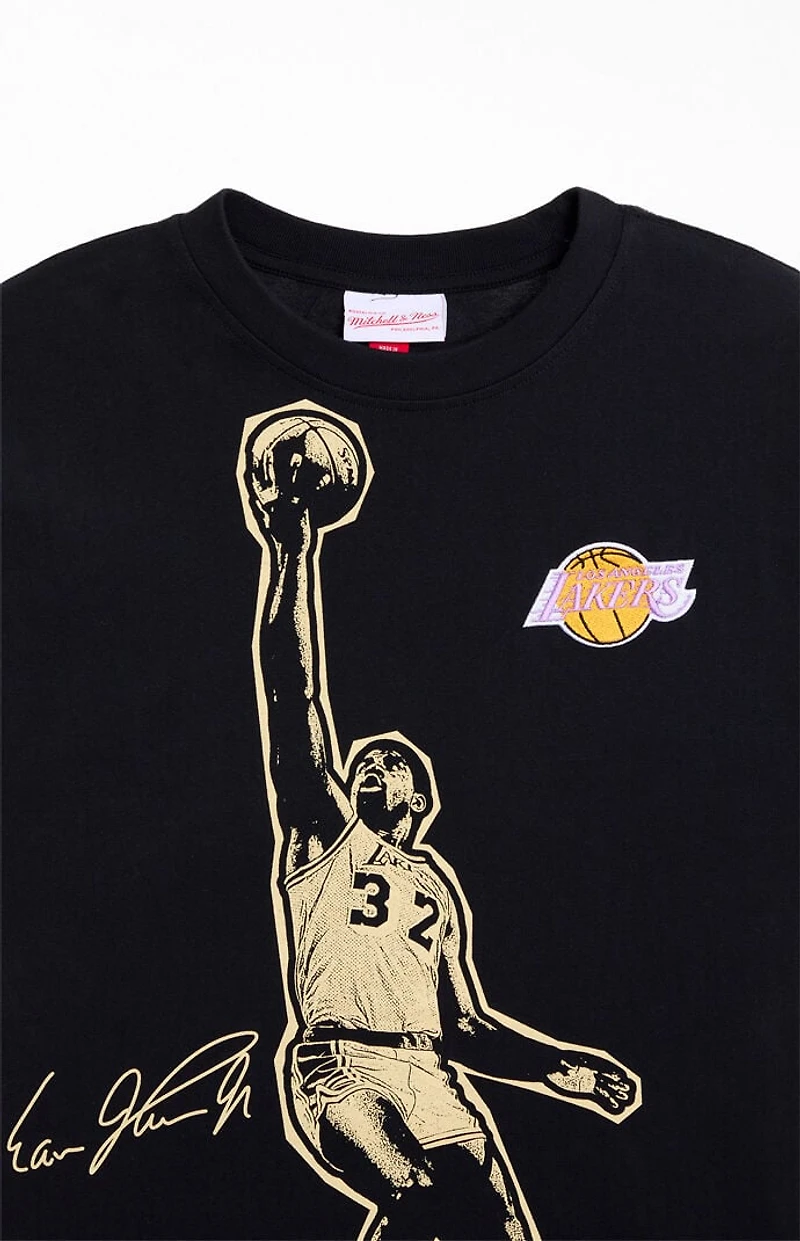 Mitchell & Ness Lakers Magic Johnson Blockbuster T-Shirt