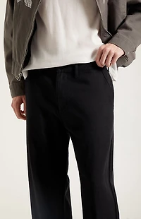 Pacsun Black Straight Leg Linen Pants