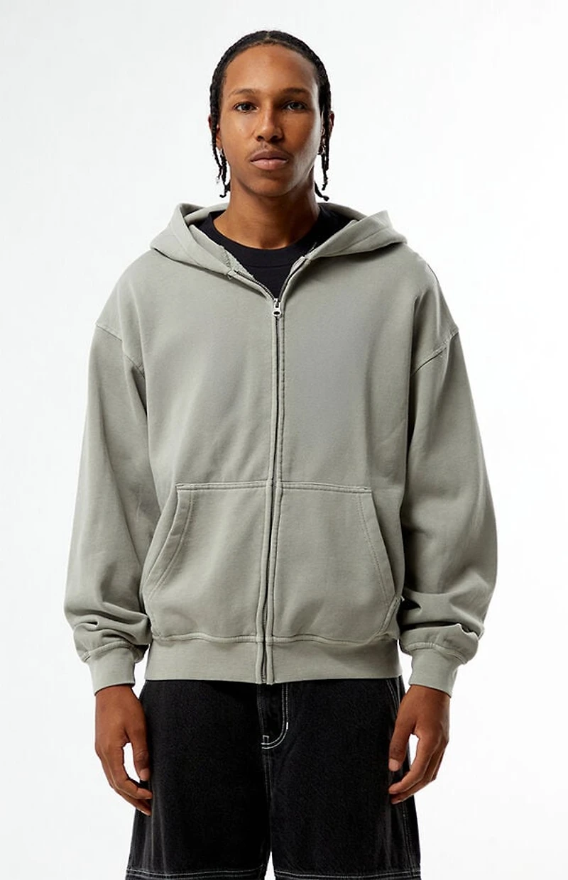 Pacsun Vintage Washed Full Zip Hoodie