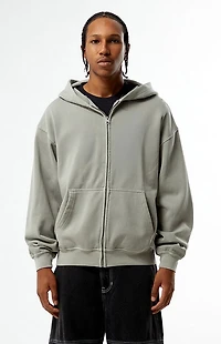 Pacsun Vintage Washed Full Zip Hoodie