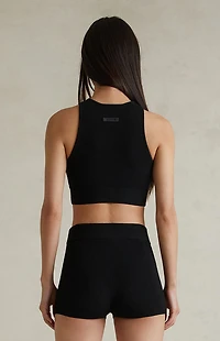 Fear of God ESSENTIALS Women's Jet Black Knit Boxer Shorts