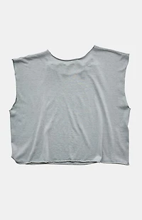 PS VINTAGE '80s Oyster Fest Crew Neck Cropped Graphic Tank Top