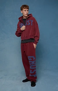 Pacsun Ghost Applique Washed Baggy Sweatpants
