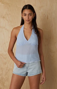 Your Favorite Charlie Embroidered Trim Tank Top
