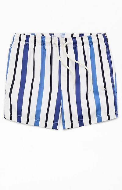 Pacsun Roosevelt Striped 4.5" Swim Trunks