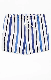 Pacsun Roosevelt Striped 4.5" Swim Trunks