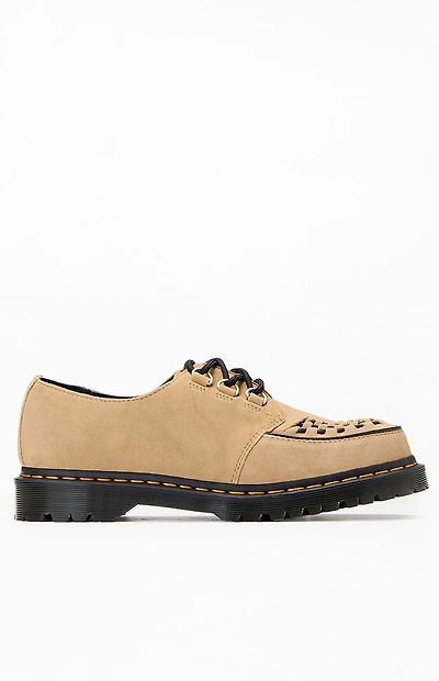 Dr Martens Tan Ramsey Savannah Suede Shoes
