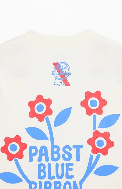 Pabst Blue Ribbon Floral T-Shirt