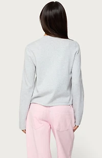 Edikted Jenie Split Front Knit Cardigan