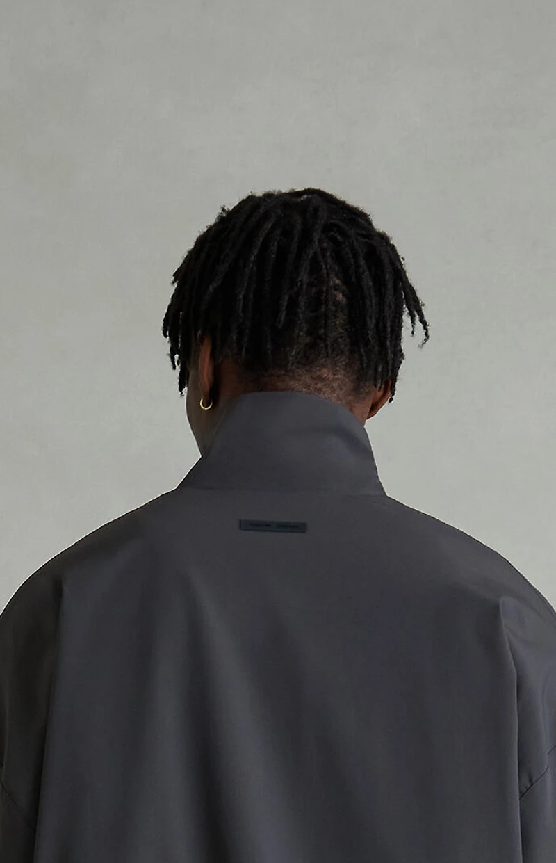 Fear of God ESSENTIALS Iron Gray Half-Zip Track Jacket