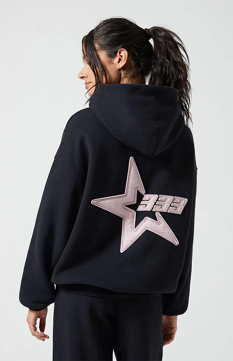Pacsun 333 Charm Embroidered Hoodie