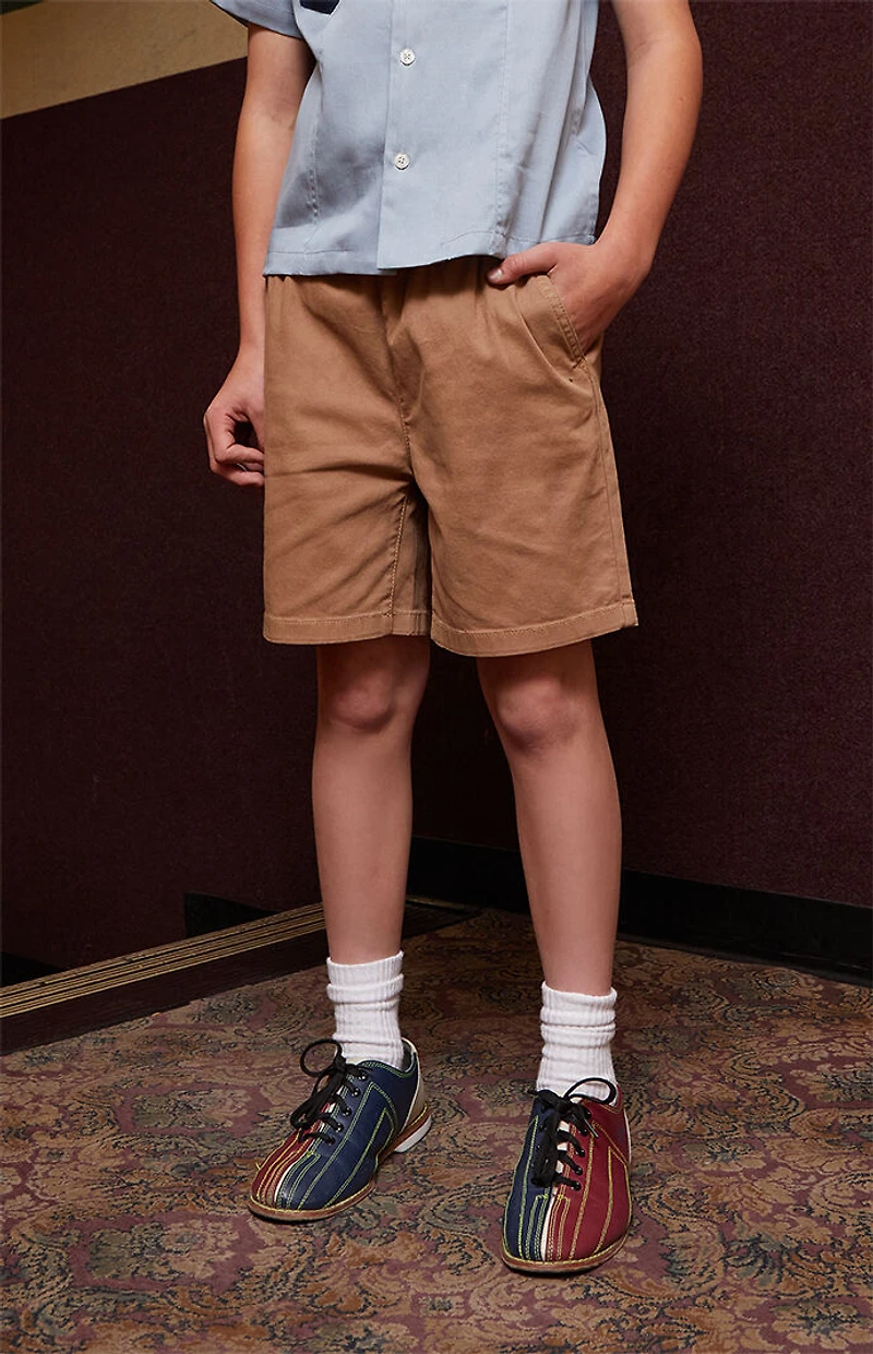 Pacsun Kids Tan Volley Shorts