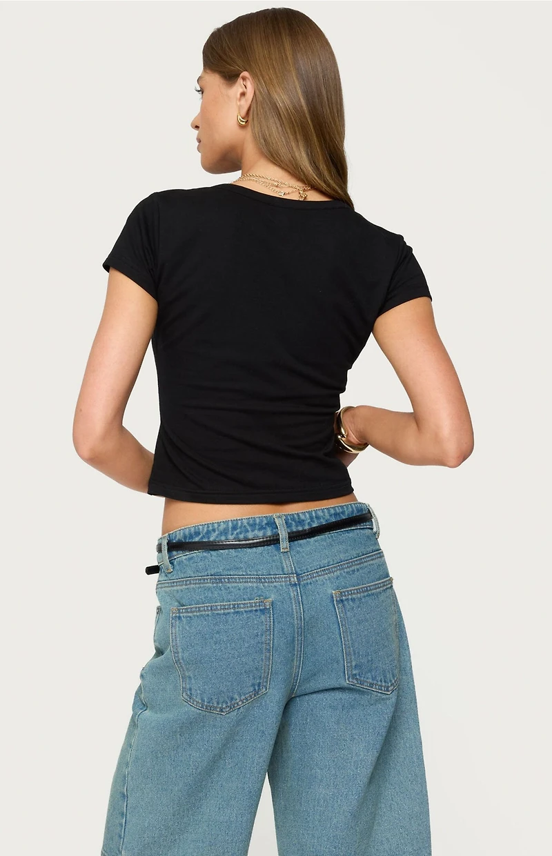 Edikted Katerina Henley T-Shirt