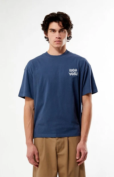 Pacsun New York Bubble Embroidered T-Shirt