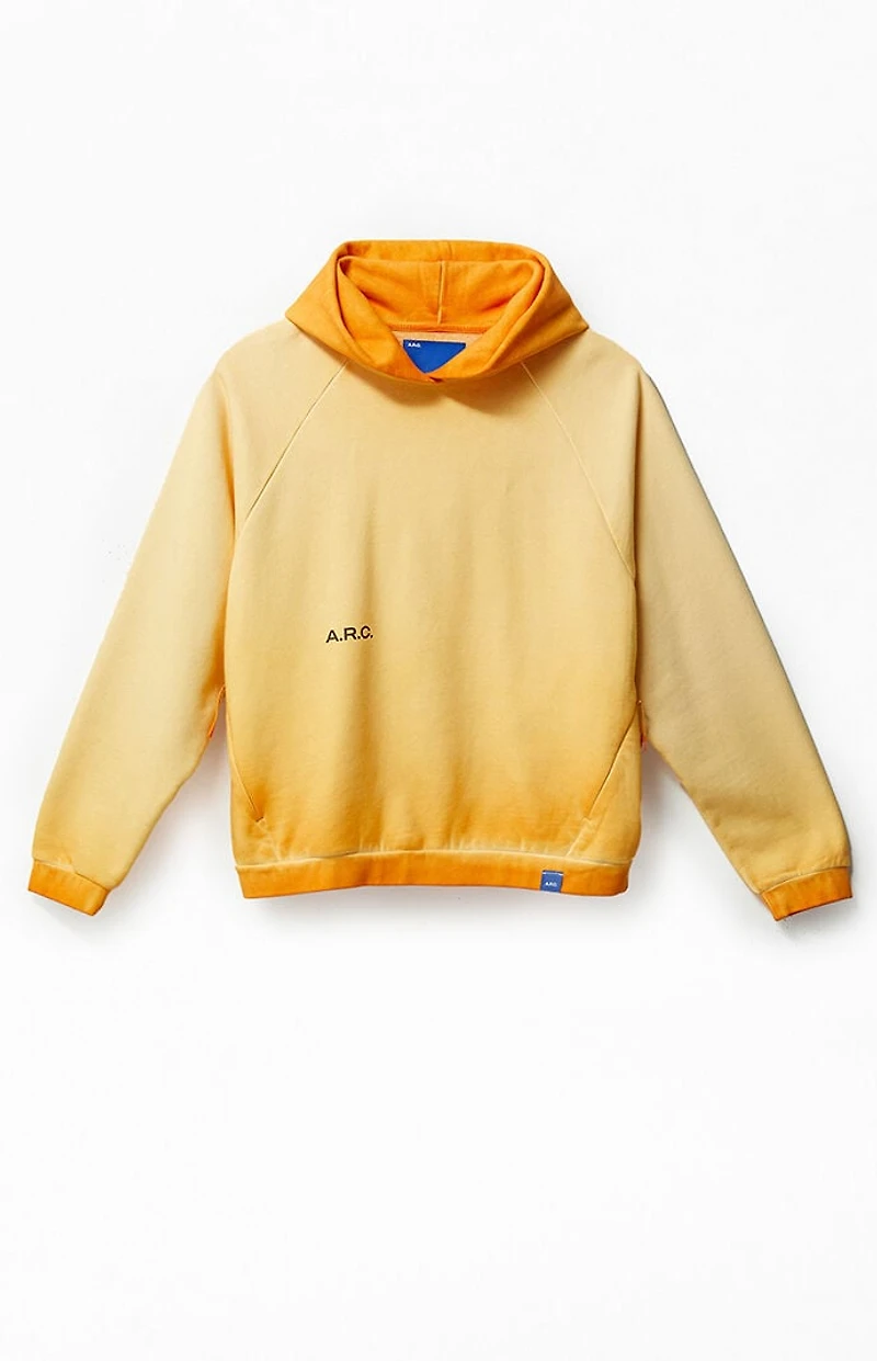 A.R.C. Active Orange Heavyweight Raglan Oversized Fleece Hoodie