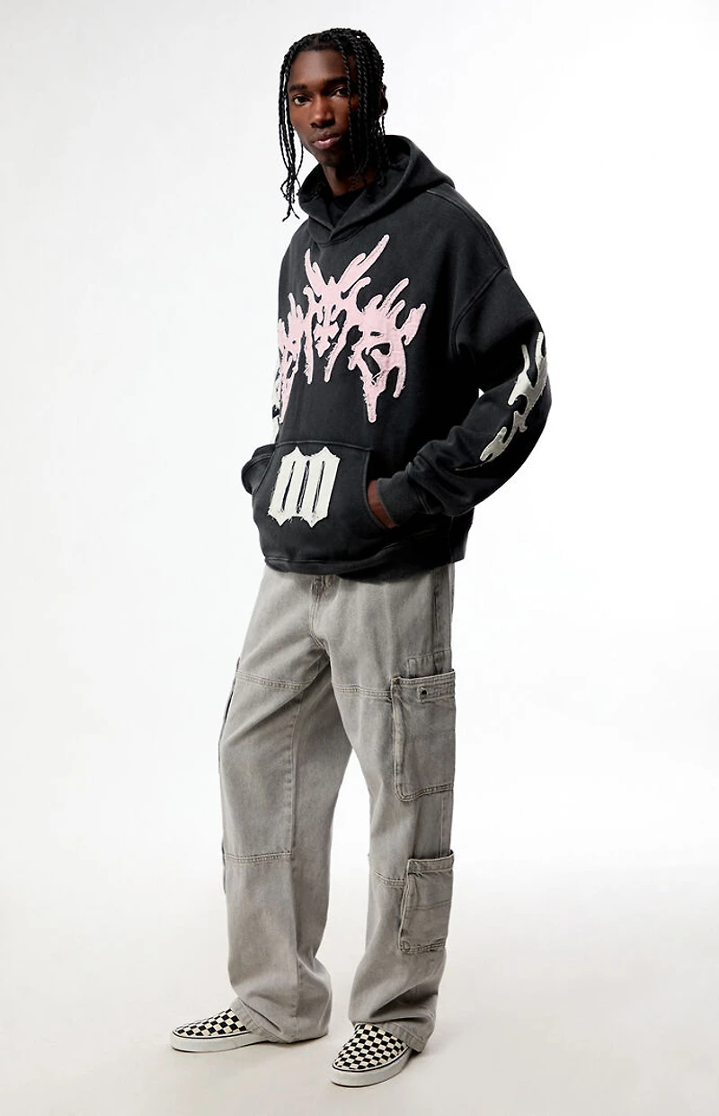 Pacsun Cyber Applique Hoodie