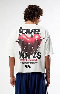 Pacsun Lonely Hearts Club Cropped Boxy T-Shirt