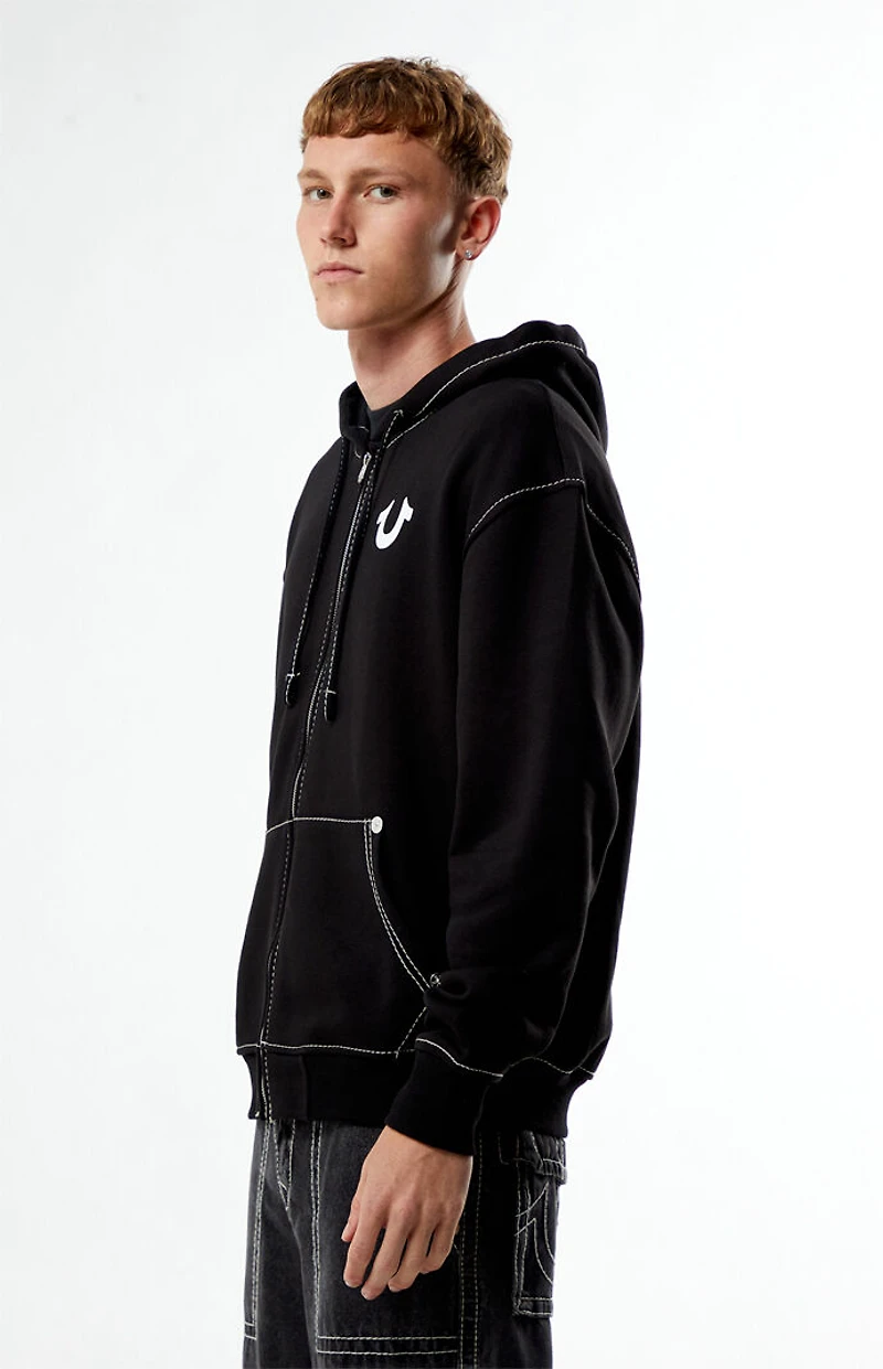 True Religion Big T Full Zip Hoodie