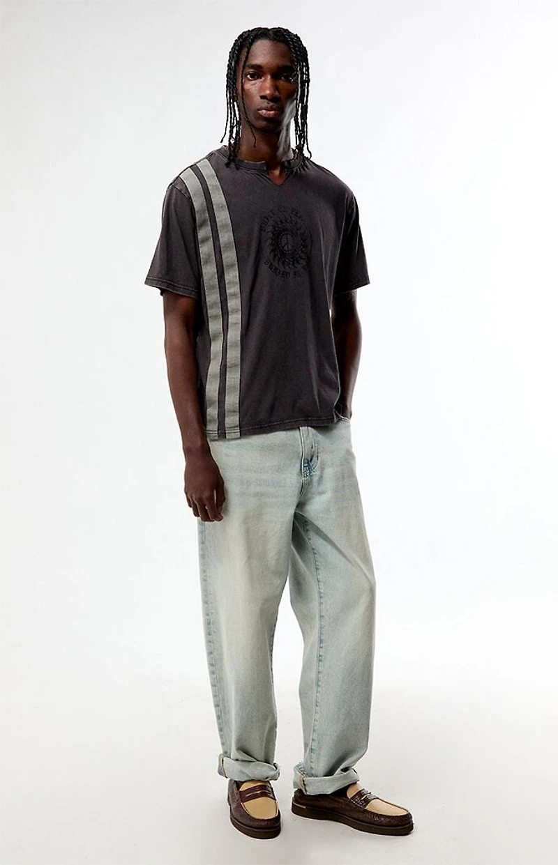 Pacsun Built On Peace Striped T-Shirt