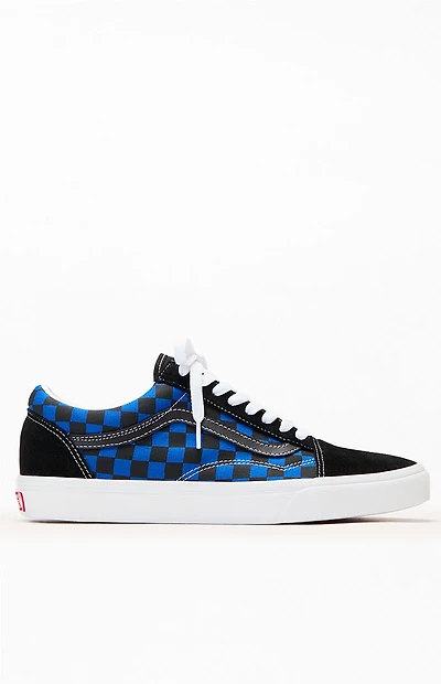 Vans Black & Blue Canvas Old Skool Shoes