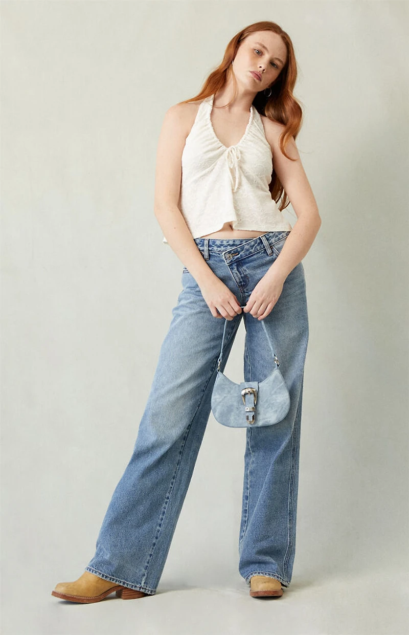 Pacsun Casey Low Rise Baggy Jeans Asymmetrical