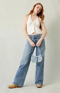 Pacsun Casey Low Rise Baggy Jeans Asymmetrical