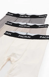 Pacsun 3 Pack Warm Grey Boxer Briefs