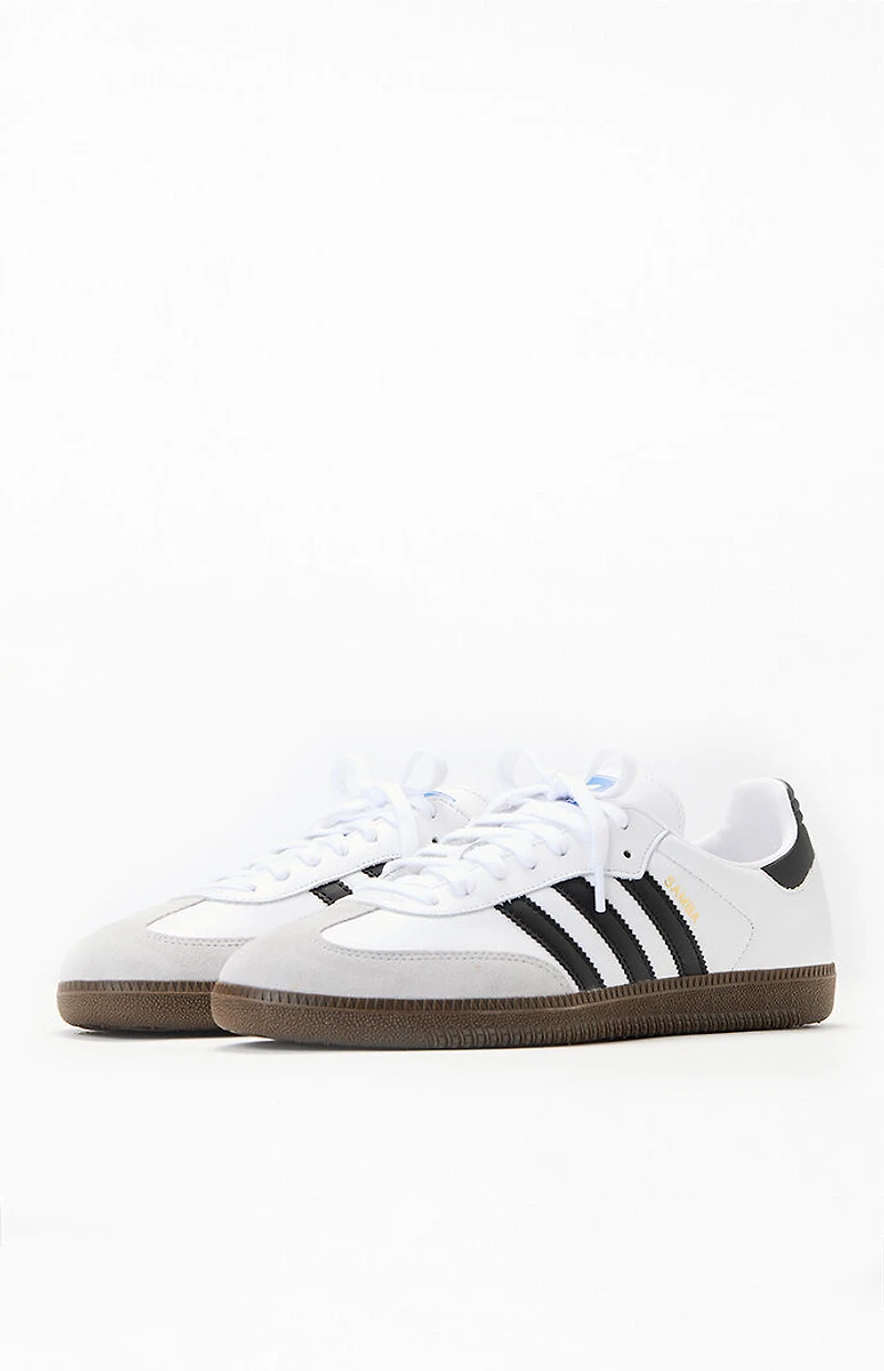 adidas White & Black Samba OG Shoes